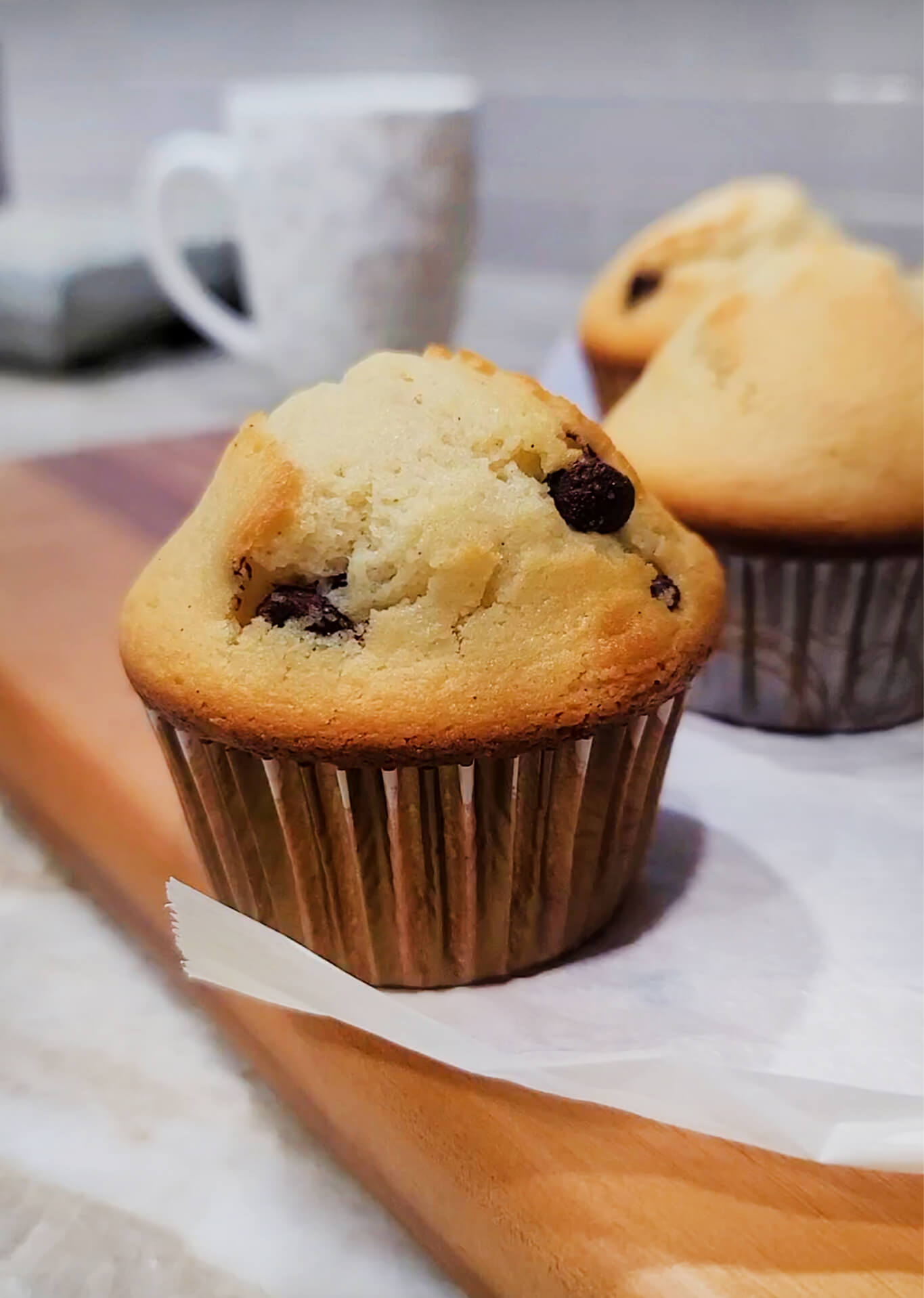 Bakery Style Chocolate Chip Muffins