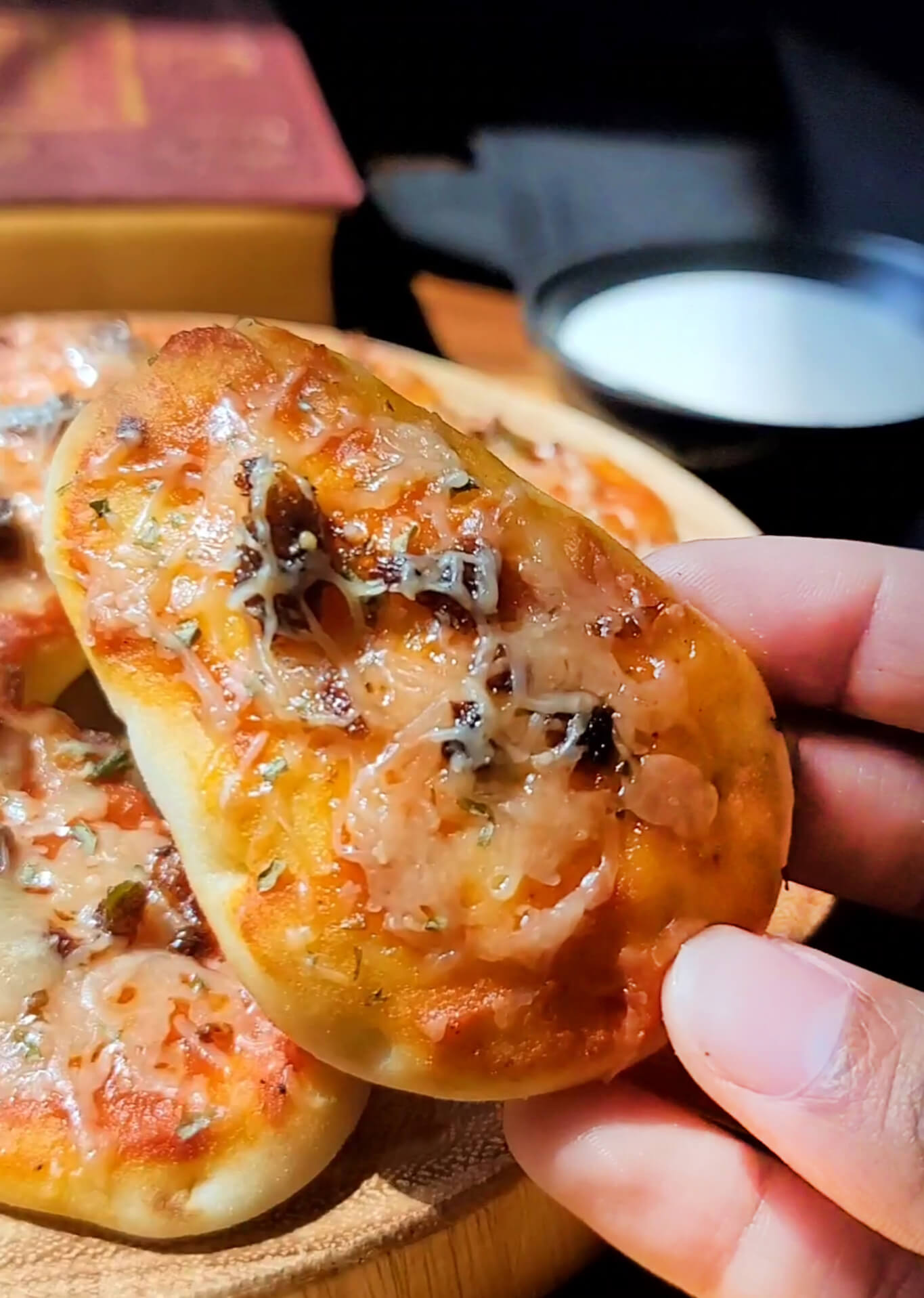 Mini Naan Pizzas