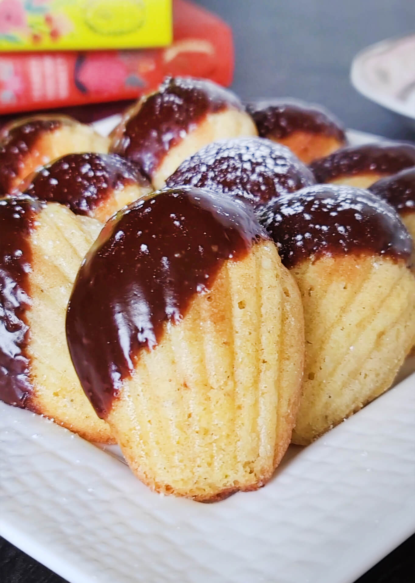 Orange Pistachio Madeleines