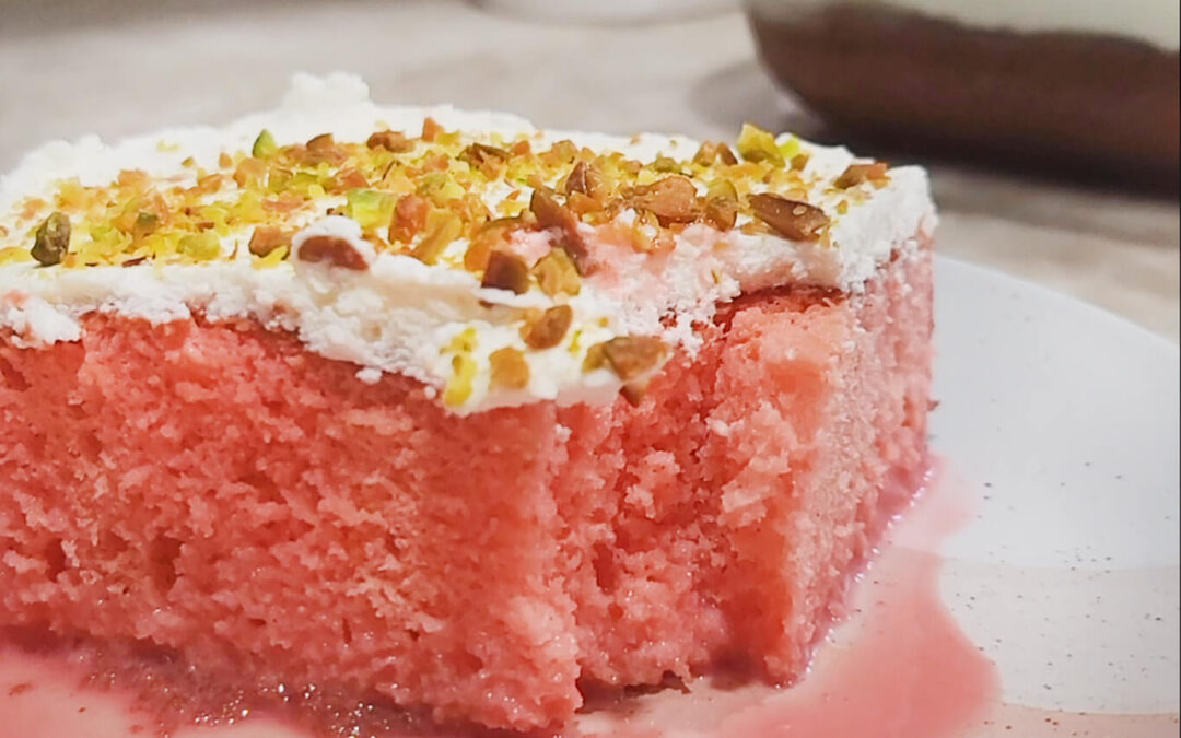 Rose Milk Cake (Falooda Tres Leches Cake)