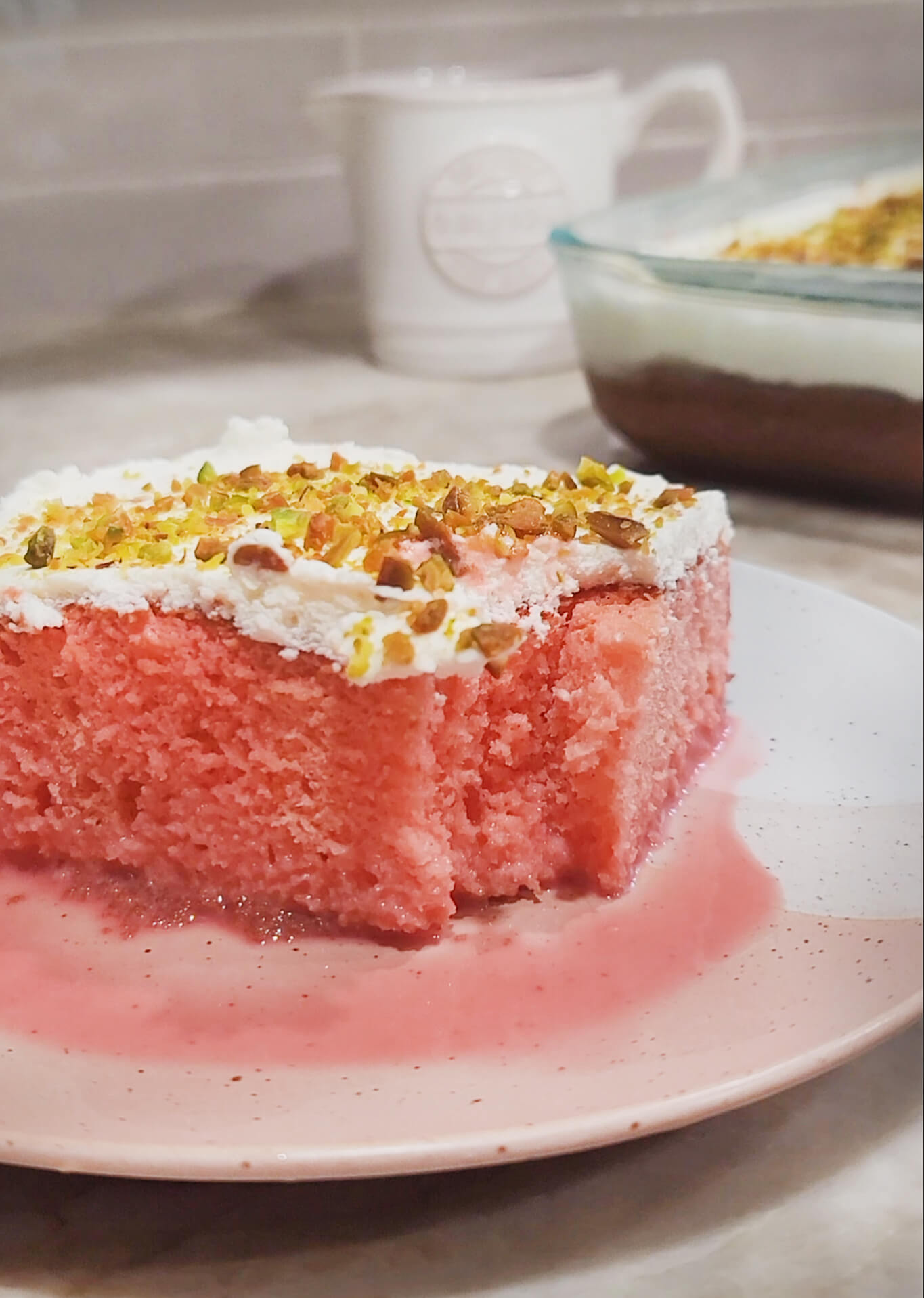 Rose Milk Cake (Falooda Tres Leches Cake)