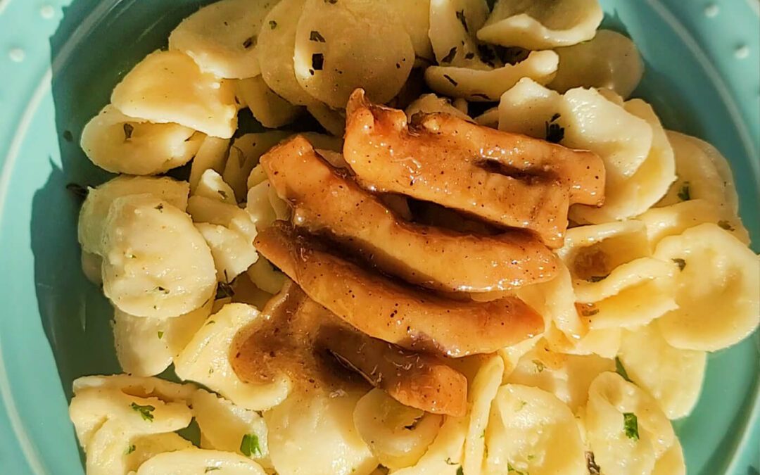 Soy Calamari and Butter Pasta