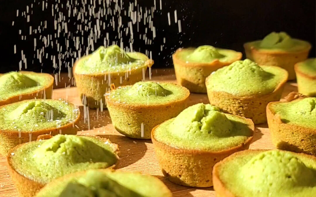 Soft Matcha Financiers