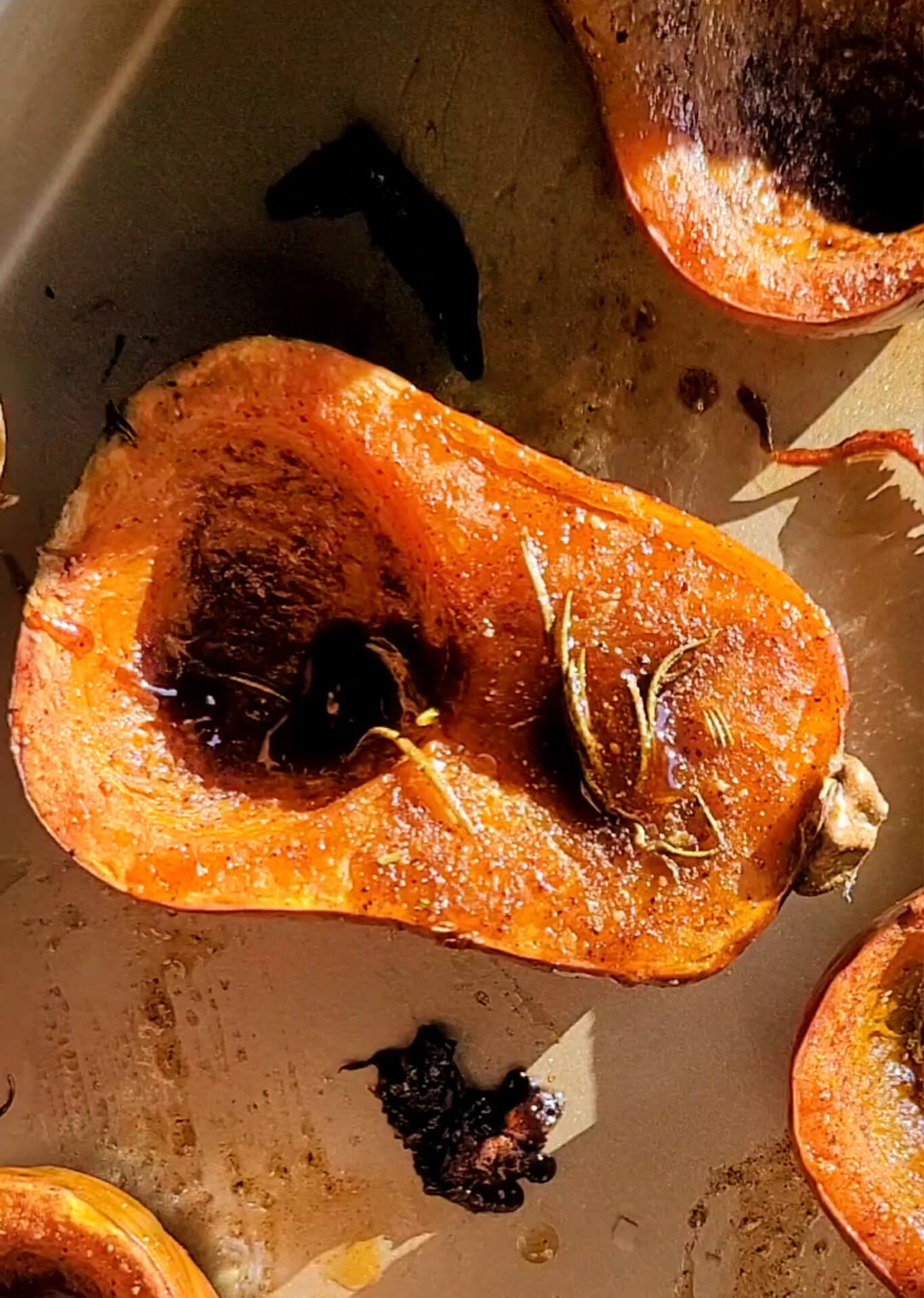 Maple and Rosemary Roasted Honeynut Squash