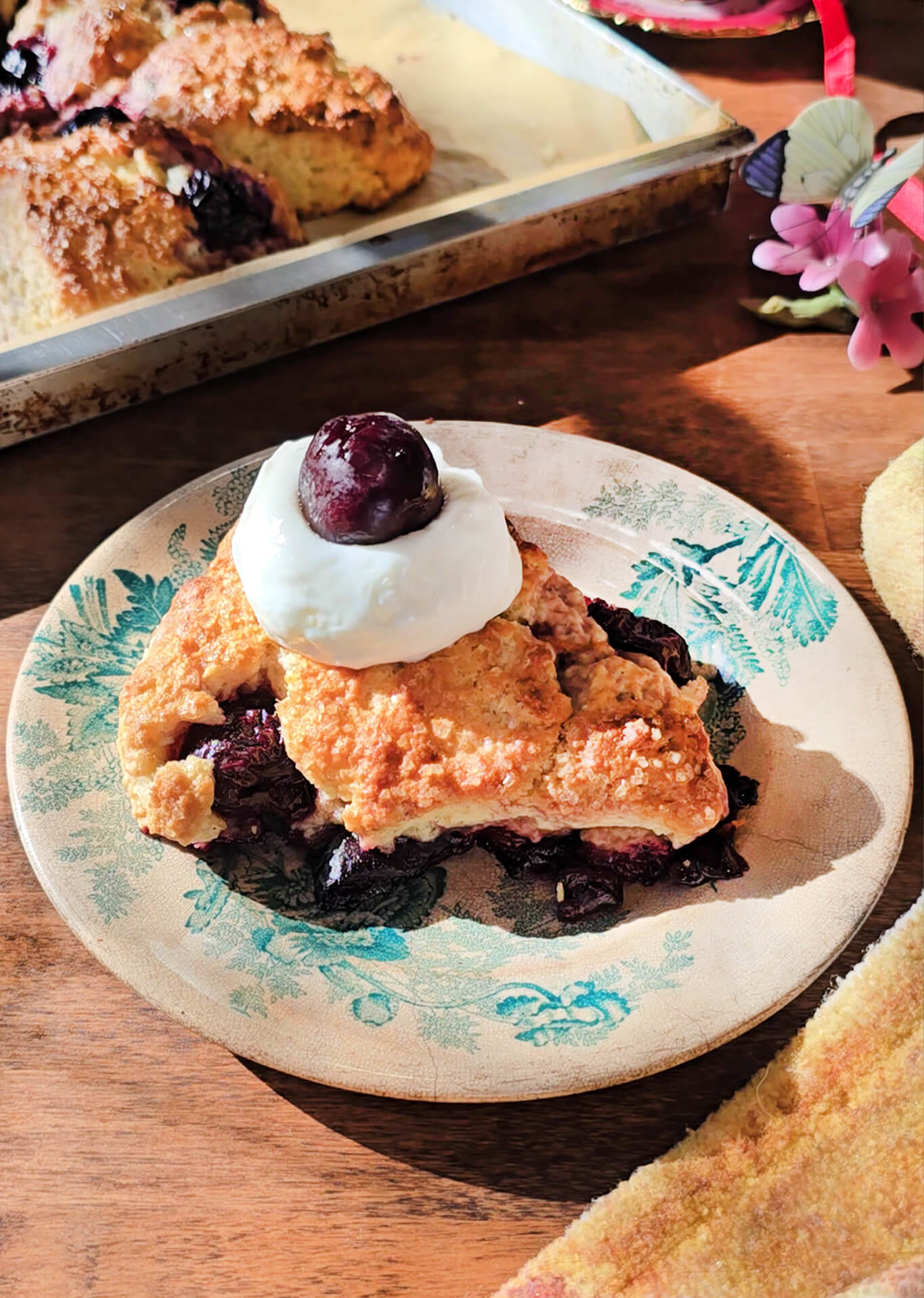 Orange Cherry Scones