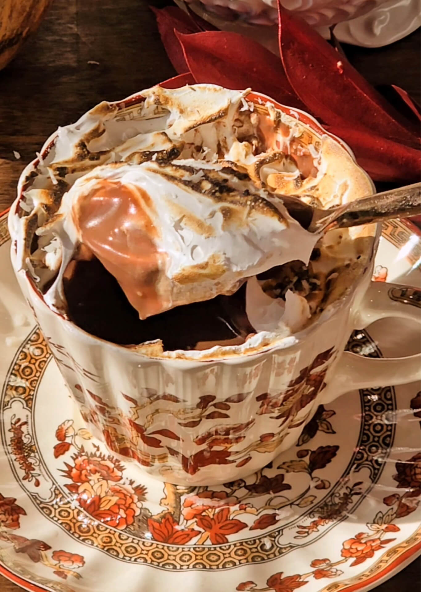 Coconut Marshmallow Hot Chocolate