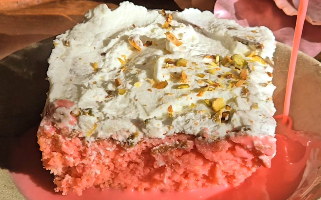 Rose Milk Cake (Falooda Tres Leches Cake)