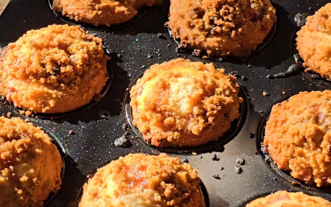 Strawberry Crumb Muffins