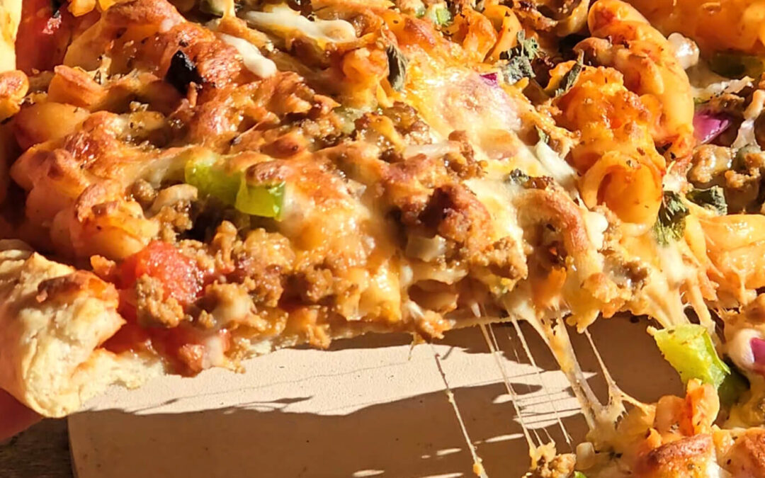 Loaded Rotini Pizza