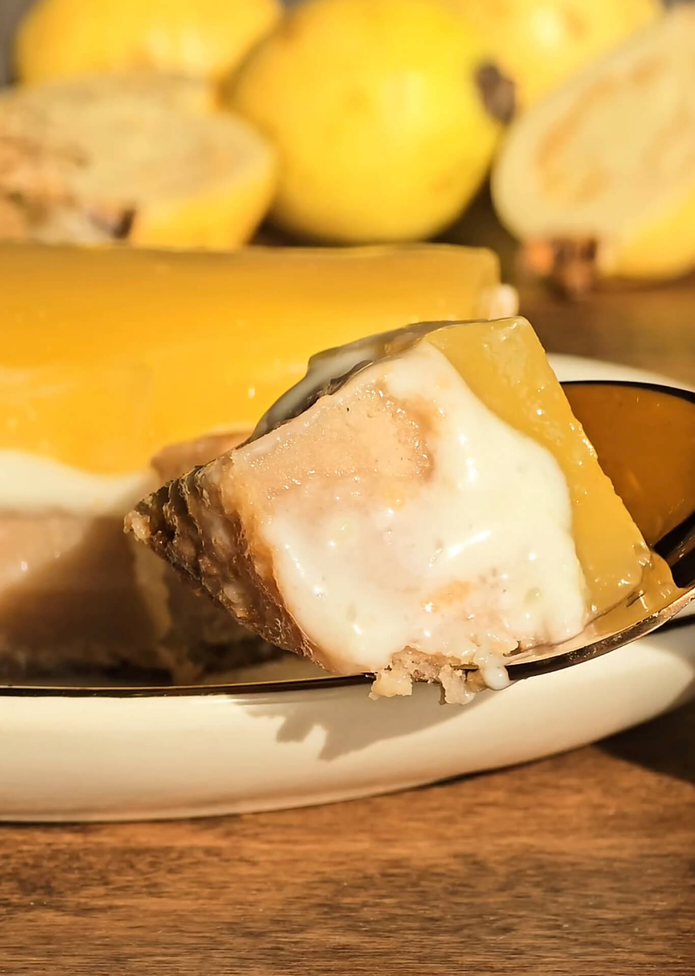 Guava Mango Pudding Cake