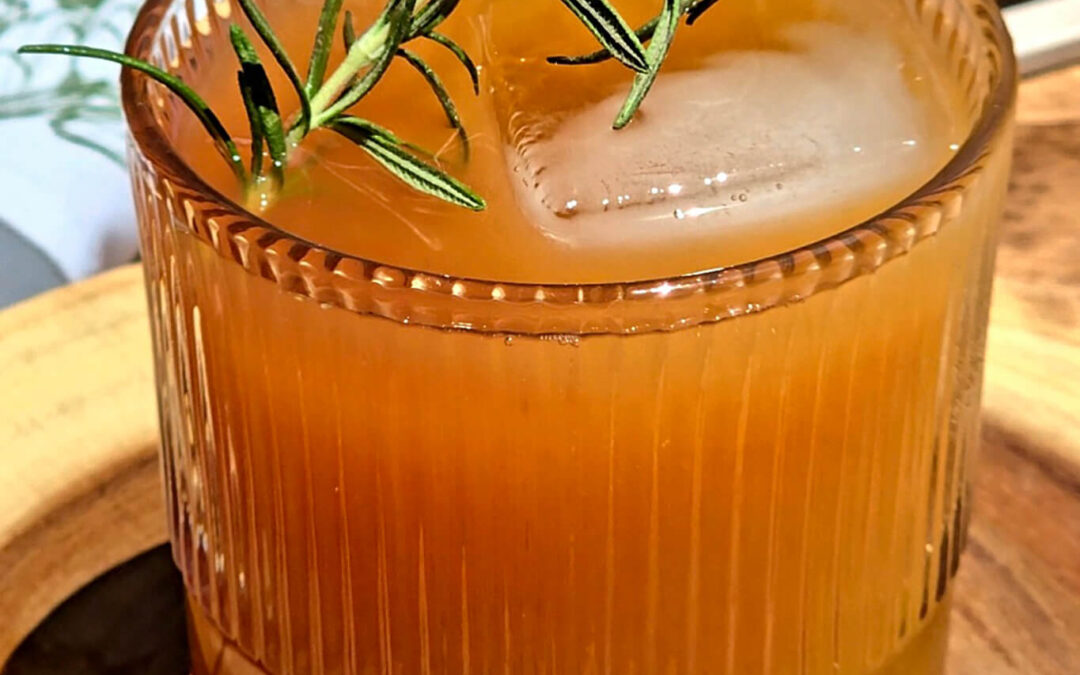 Smoked Rosemary Mango Rose Tea
