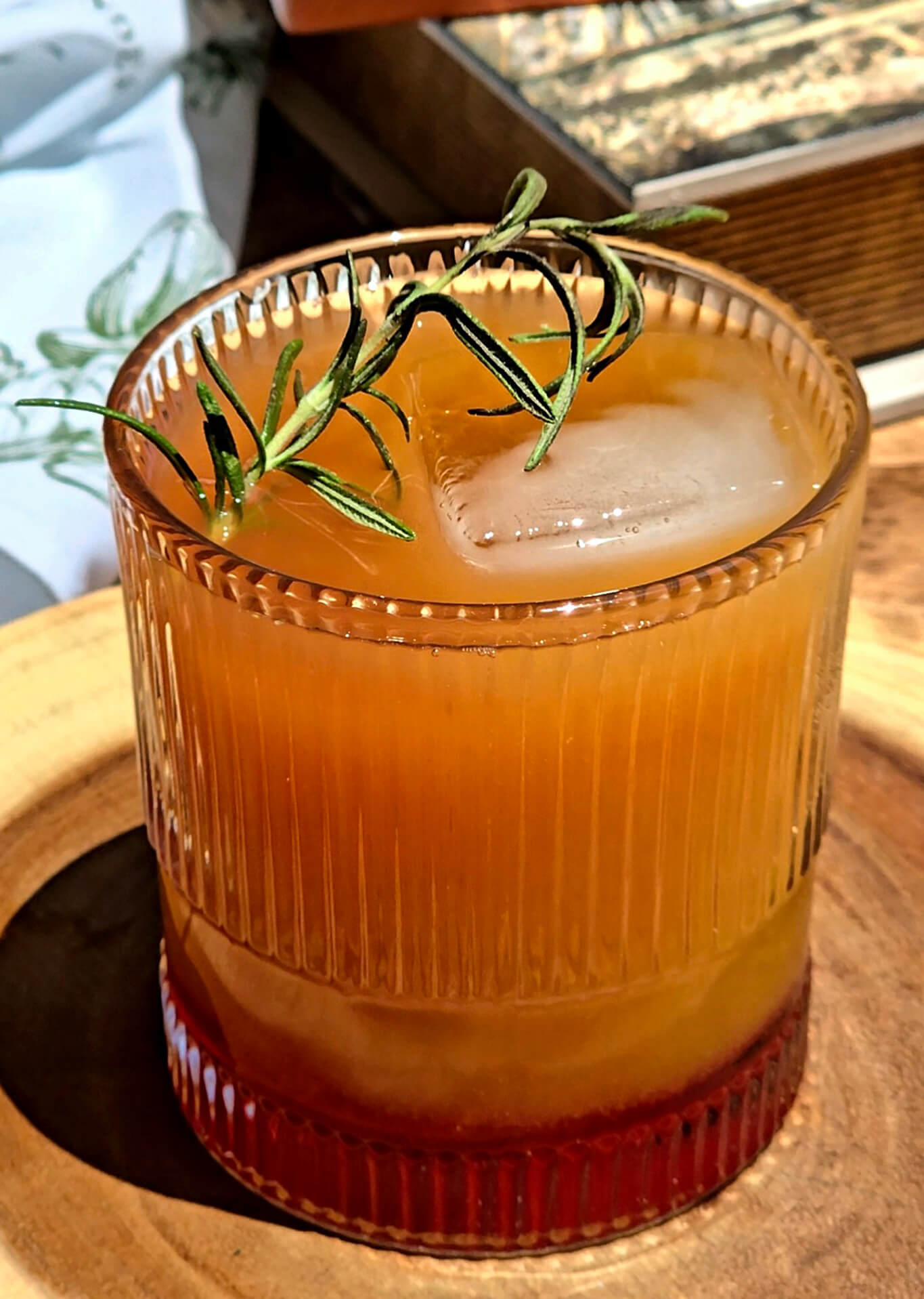Smoked Rosemary Mango Rose Tea