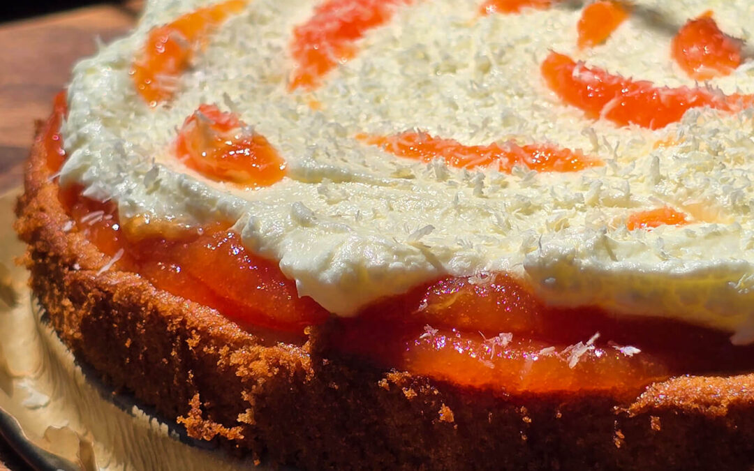 Coconut Papaya Cake