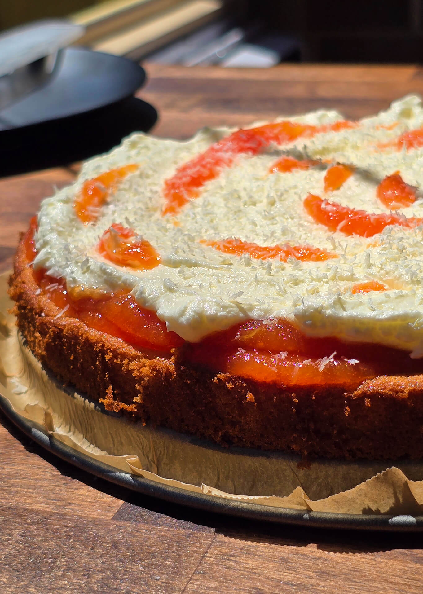Coconut Papaya Cake
