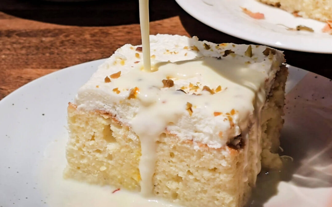 Rasmalai Tres Leches Cake