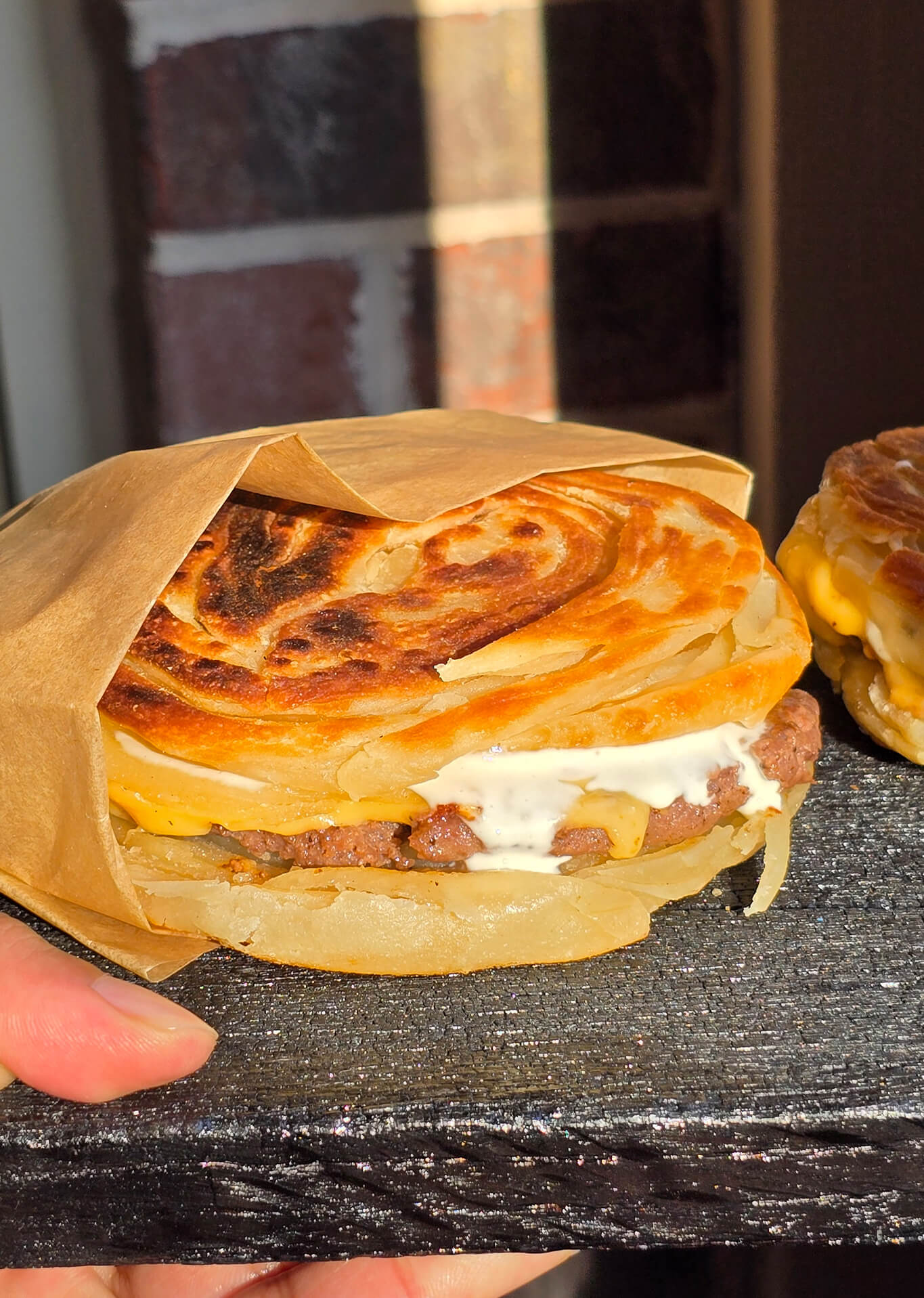 Viral Dubai Paratha Burger